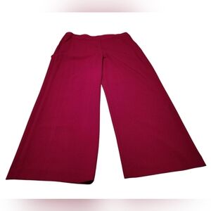 Women’s 16W Tahari ASL Wide Leg Dress Pants In Mulberry